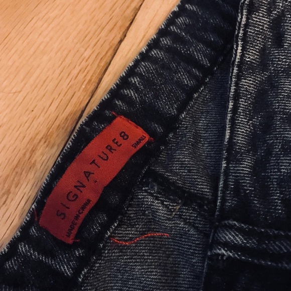 Black denim skirt - Picture 3 of 4